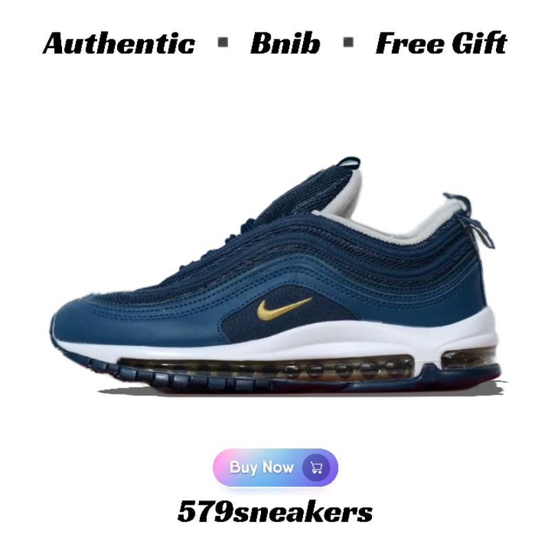 Nike Air Max 97 Navy White Authentic 100% - Sepatu Nike Air Max Original