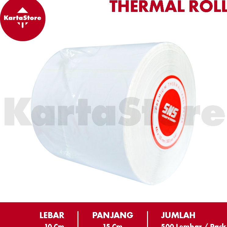 

First Hand LABEL THERMAL 1x15 mm Isi 5 Pcs SNS