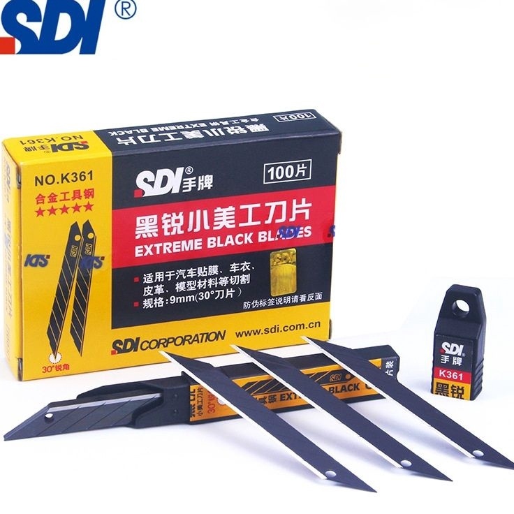 

Hadir Favorit SDI isi cutter refill extreme black alloy steel SK2