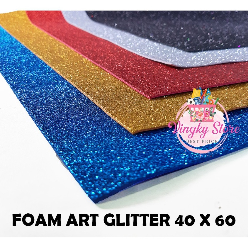 

Hot Selling Foam Art Glitter 4 x 6 18mm Pilih 1 warna