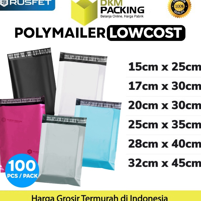 

Get Buy Plastik Polymailer PACK LOW COST Amplop Packing Polimailer RUSFET