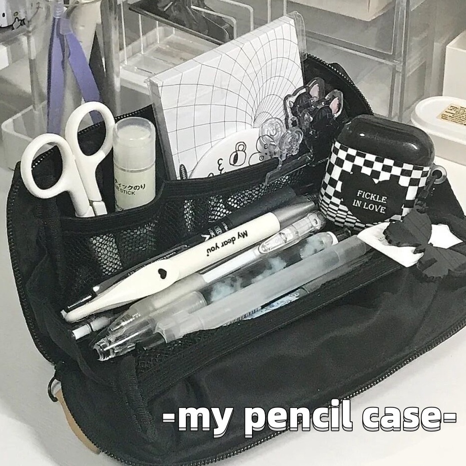 

Produk Terlaris kotak pensil tahan air ceruk sederhana dan tas penyimpanan interlayer mesh tahan kotoran berkapasitas besar