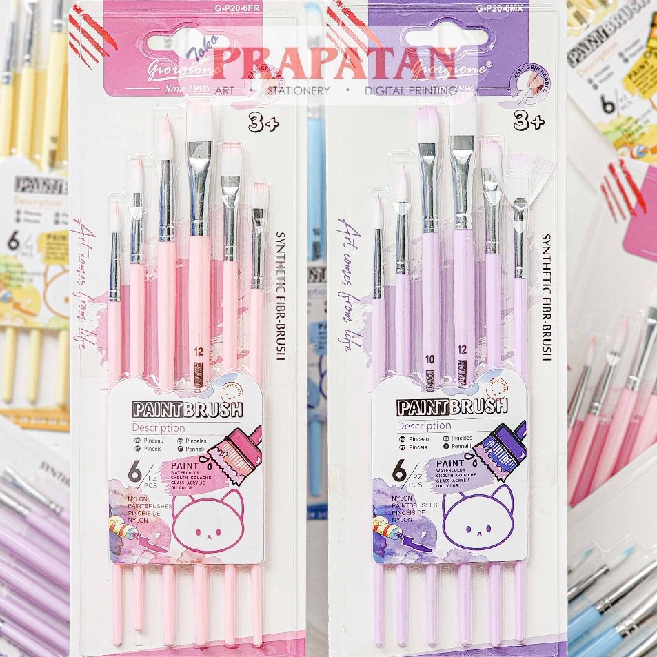 

Hadir Berkualitas Kuas Lukis Set Giorgione GP26 Paint Brush Set