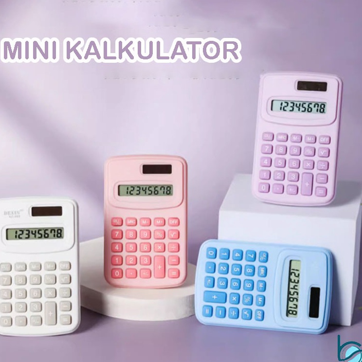 

Super Viral Kalkulator MiniKalkulator Saku 8 Digit Mini Calculator Pocket Size SIZED 8 Digits Cute Best Stationary