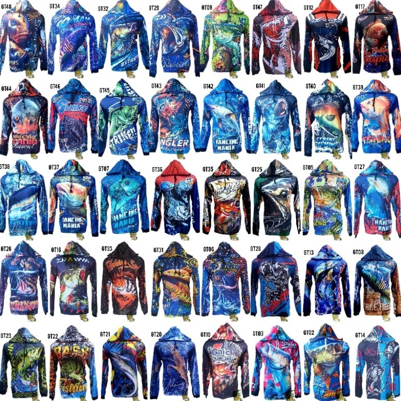 KODE G6M8 JERSEY MANCING KAOS MANCING BAJU MANCING IKAN NILA BARAMUNDI