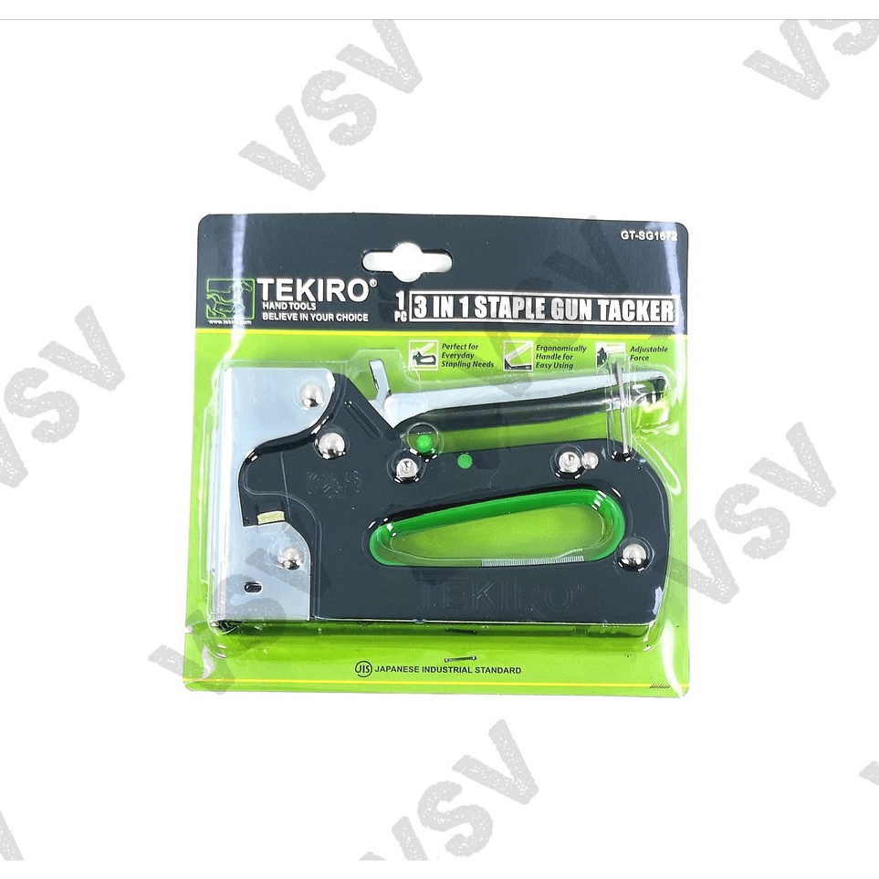 

Super Berhadiah Tekiro Staple Gun Tacker 3in1 Staples tembak gun Taker Stapler tembak