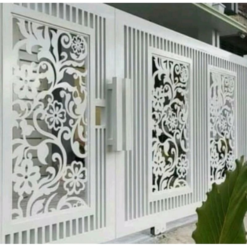 pagar gerbang cuting laser