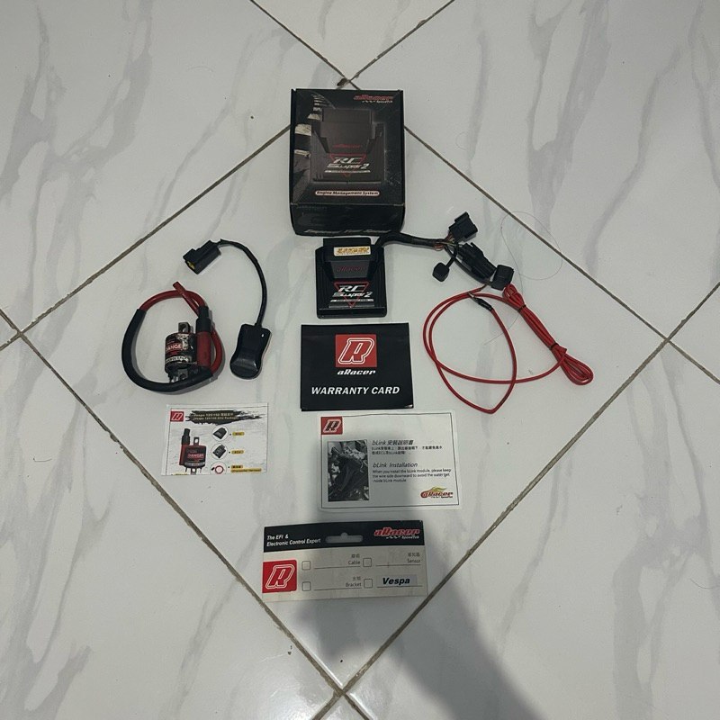 ecu aracer super 2 vespa fullset 2nd