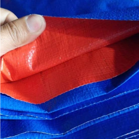 Terpal tenda terpal lembaran ukuran 4x6 meter warna biru