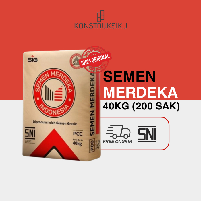 Semen Merdeka 40kg (200 sak)