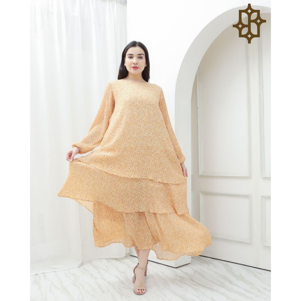 SAAZZ Oscar Della Renta Pakaian Muslimah Gamis Dress Wanita Kekinian-1