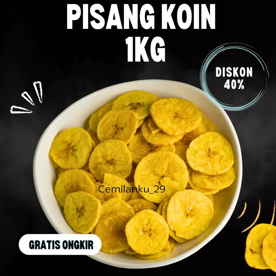 

Keripik Pisang Koin Manis Kiloan 1kg