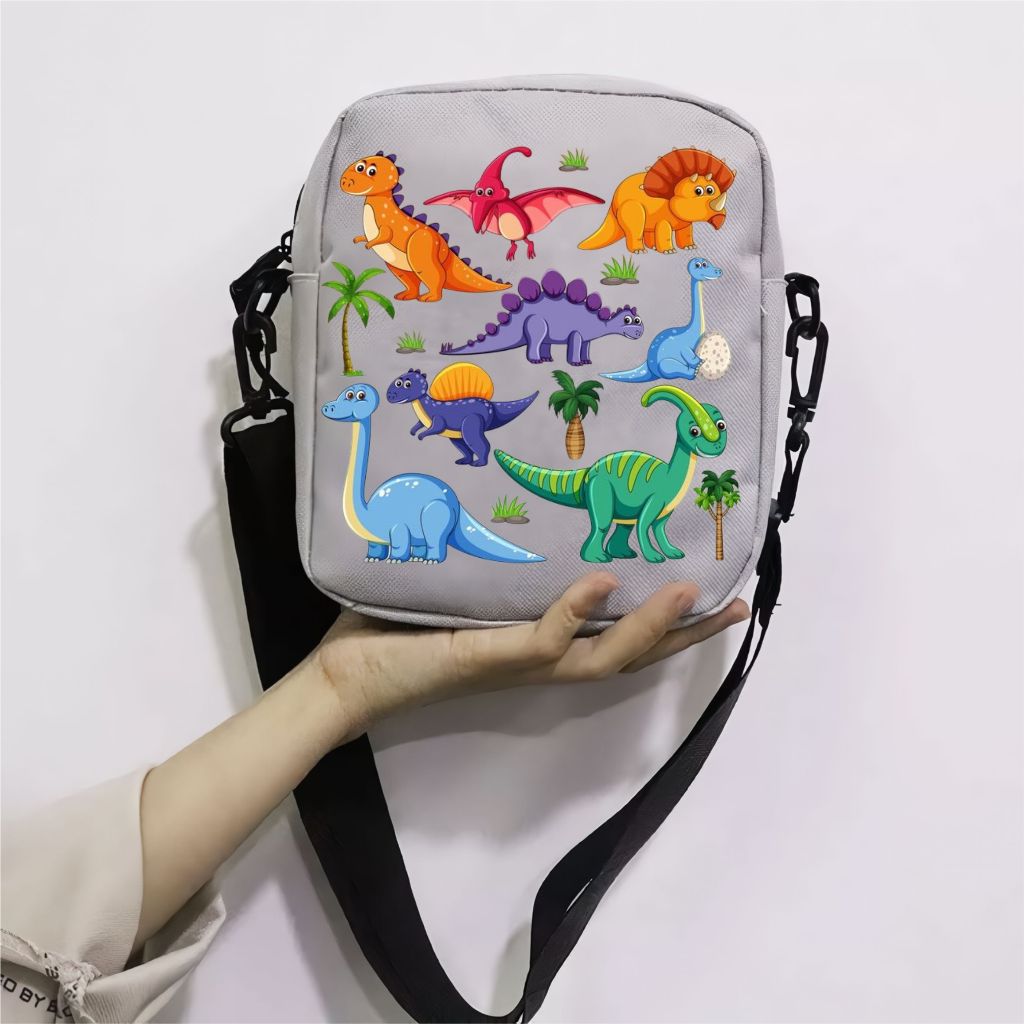 PVJ Tas Selempang Anak Gambar Dinosaurus Terbaru