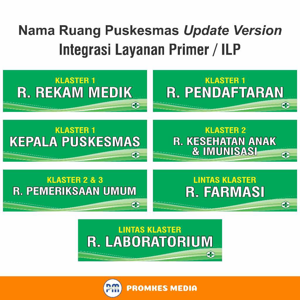 

Akrilik Nama Ruangan Puskesmas, Update Version ILP, Integrasi Layanan Primer, Papan Nama Ruang Estetik