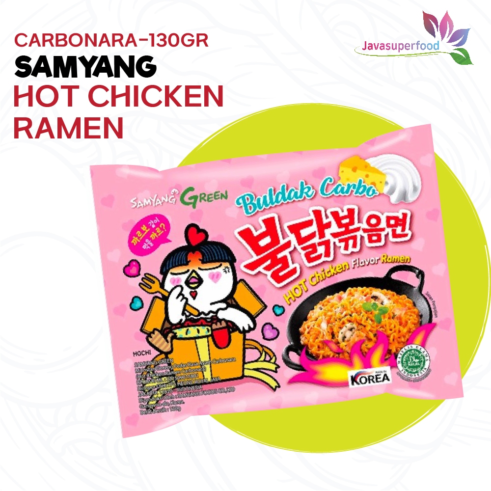 

Samyang Buldak Carbo Mie Samyang Ramen Carbonara 130 gr