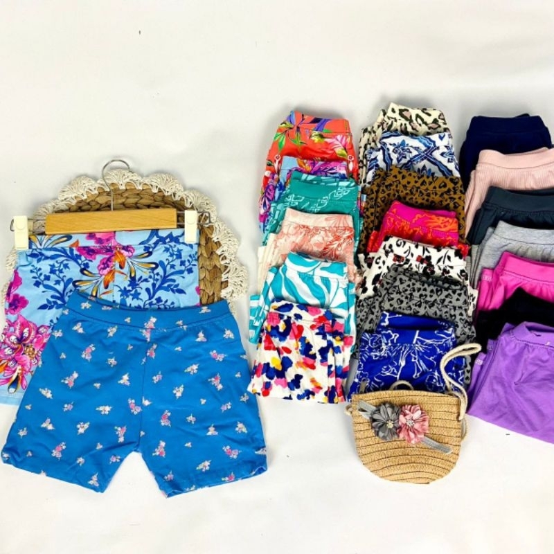 1-10 thn celana pendek hotpant hotpants short pants Legging Pendek Dalaman anak harian/ kolor motif 