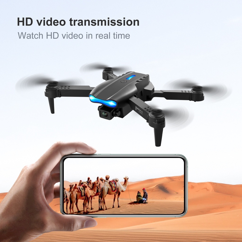 E88 Pro Drone/E99 Pro Drone Anti Tabrak Drone Mini Dengan Kamera HD Drone Smart Drone E88 Pro 4K/E99