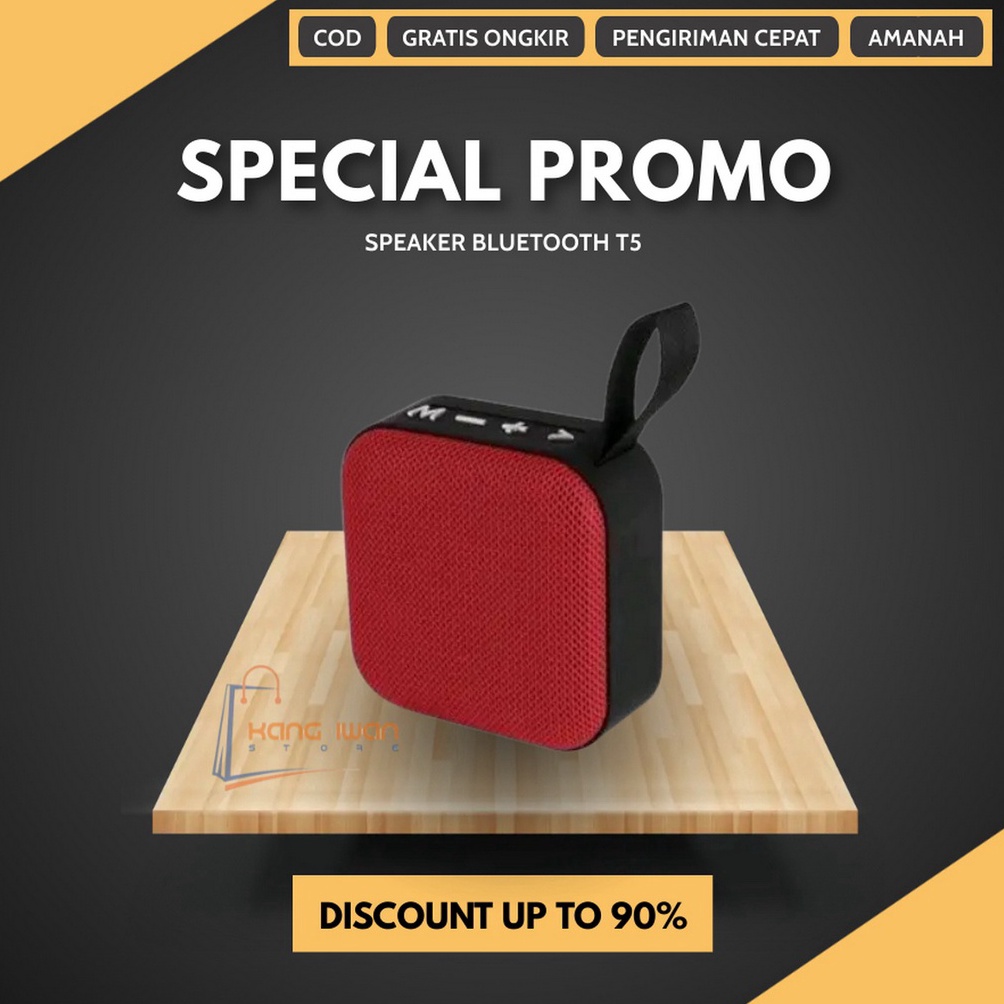 C34 T5 Speaker Bluetooth Kualitas Bagus Bisa MicroSD Dan Flashdisk Musim Promo