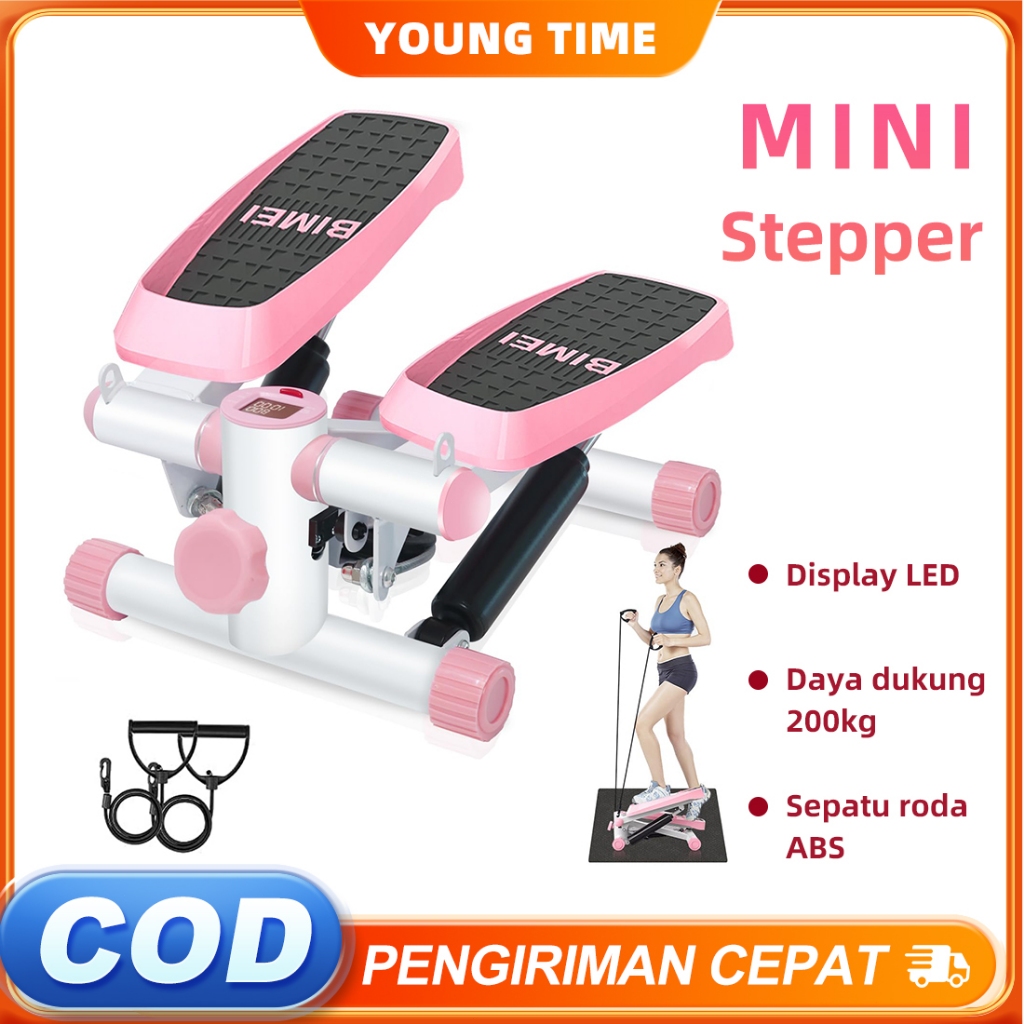 Mini Stepper - Alat Fitness Olahraga Alat penurun lemak, fitnes di rumah Alat Olahraga Fitness