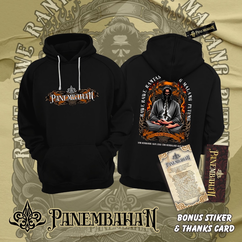 HOODIE SWEATER JAWA RAWE RAWE RANATS BY PANEMBAHAN
