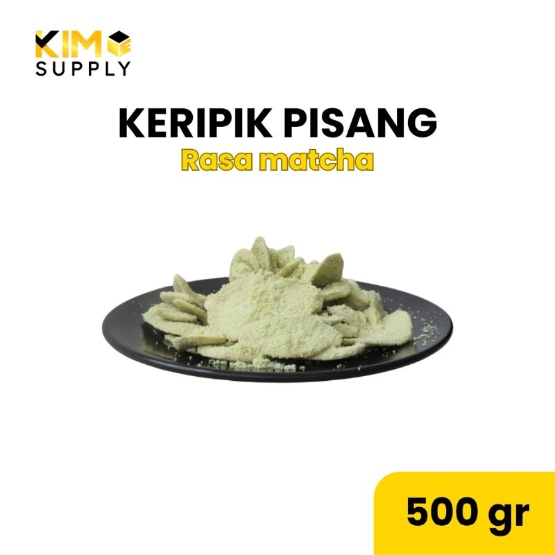 

KERIPIK PISANG MATCHA (500 GRAM) cemilan snack kekinian viral renyah termurah terlaris