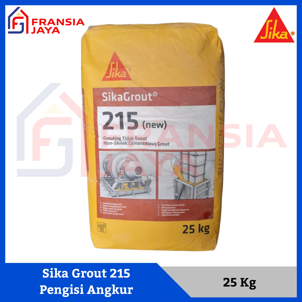 Sika Grout | SikaGrout 215 Semen Mortar Grouting 25 kg | 25kg