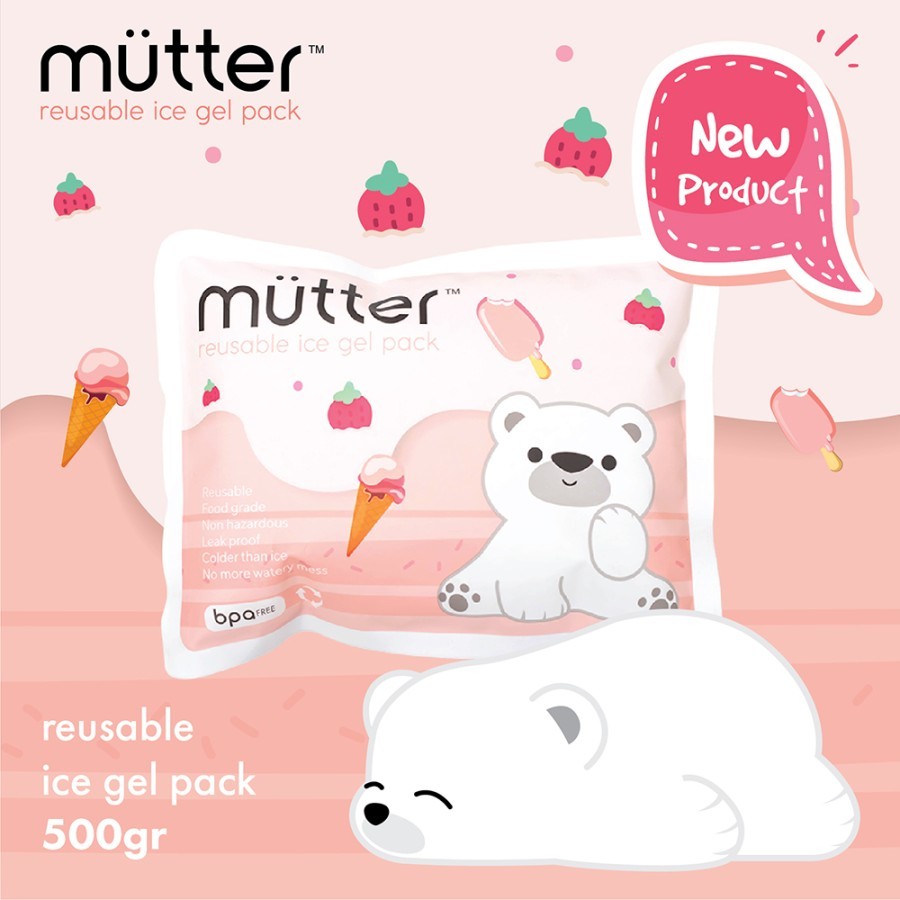 Makassar  Mutter Ice Gel Pack Es Pendingin Tas Asi 500 gr