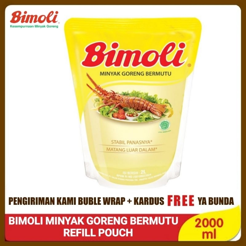 

Bimoli Minyak Goreng Cooking Oil Refill Klasik 2 Liter Pouch Minyak Goreng Bimoli Murah