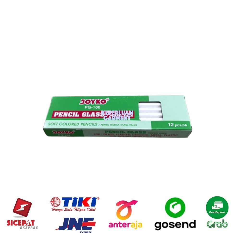 

KODE X24C Pencil Glass White JOYKO Pensil Kaca Pensil Jahit PUTIH PG1