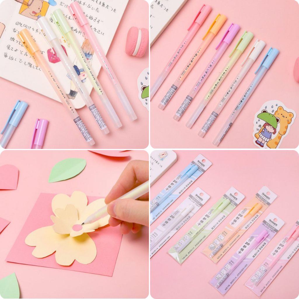 

ATK : Lem Glue Lem Kertas Lem Kertas Cair Lem Shands Pastel Glue Pen