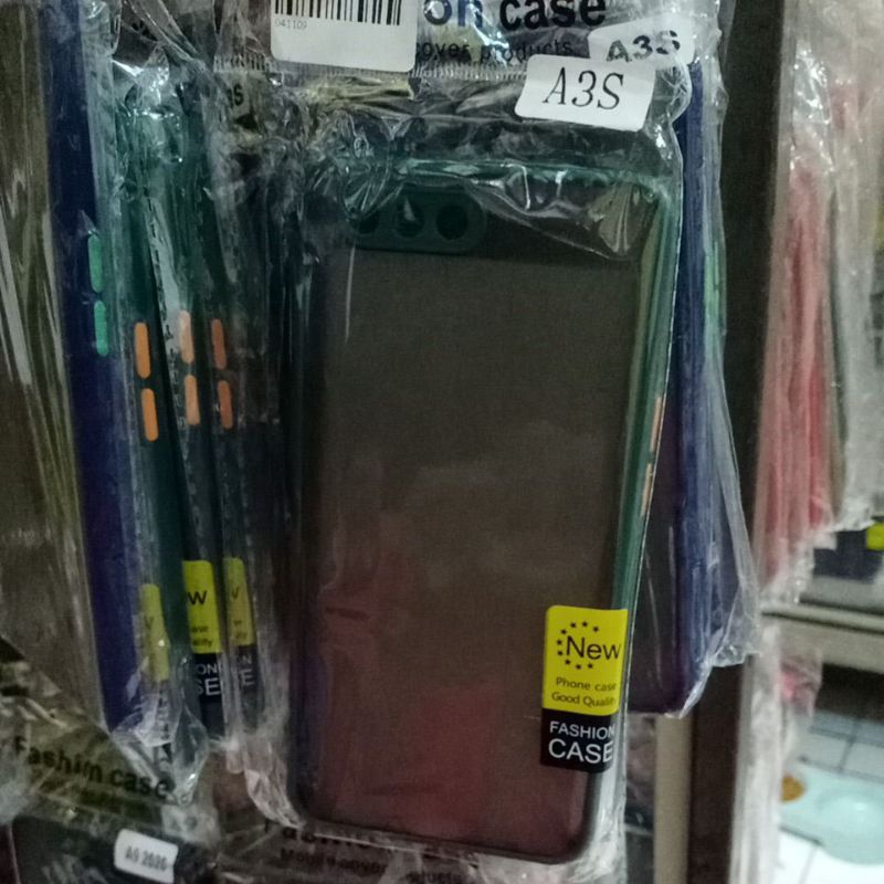 Oppo A3S aero case hijau army