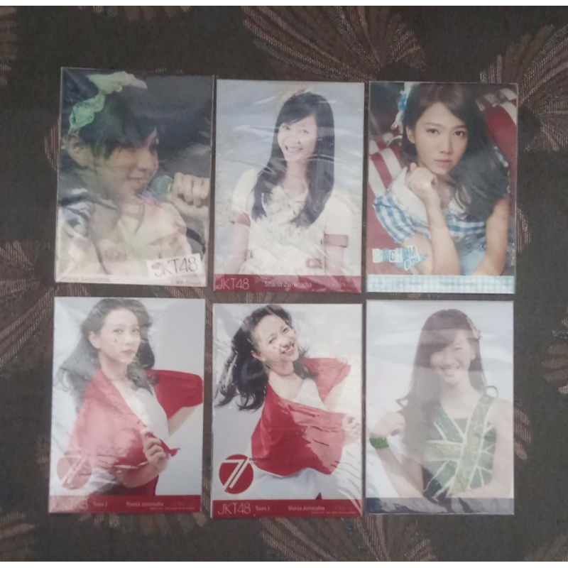 Official PP Photopack Foto Shania Junianatha Shanju JKT48 OGB Guide Book Flower Gingham Check Kemerd