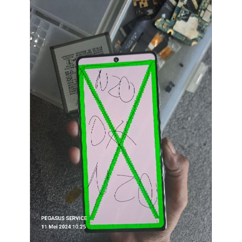 LCD ORIGINAL COPOTAN SAMSUNG NOTE 20 BIASA TERMURAN