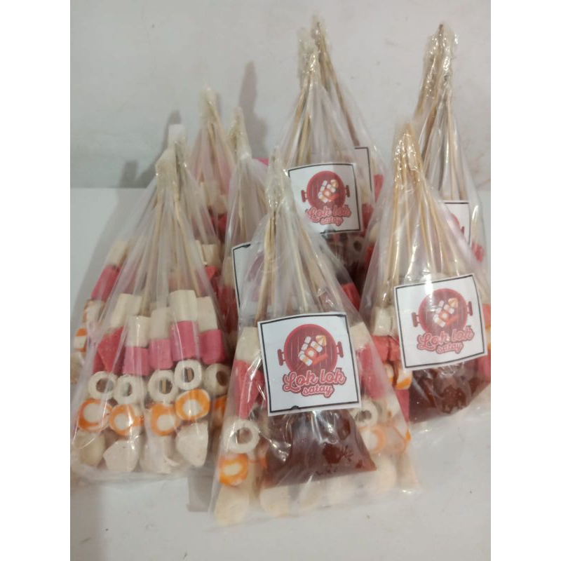 

sate seafood Lok Lok isi 10 tusuk + bumbu