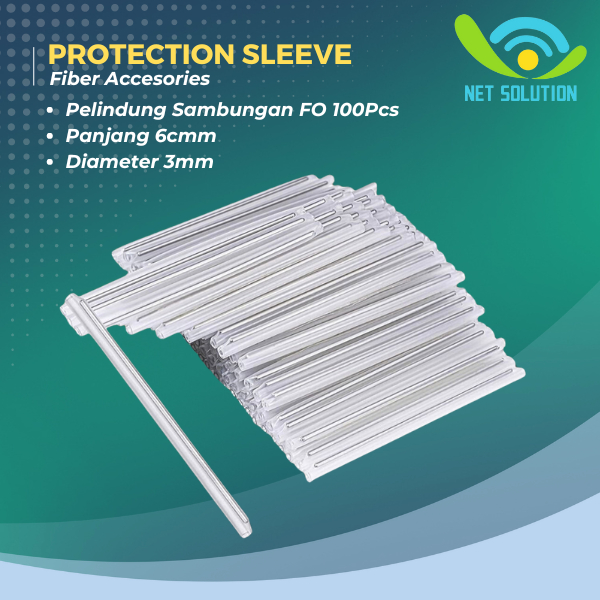 Protection Sleeve Fiber Optic 6CM|Penyambung Core FO 100PCS
