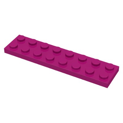 Lego Magenta Part 3034 Plate 2 x 8