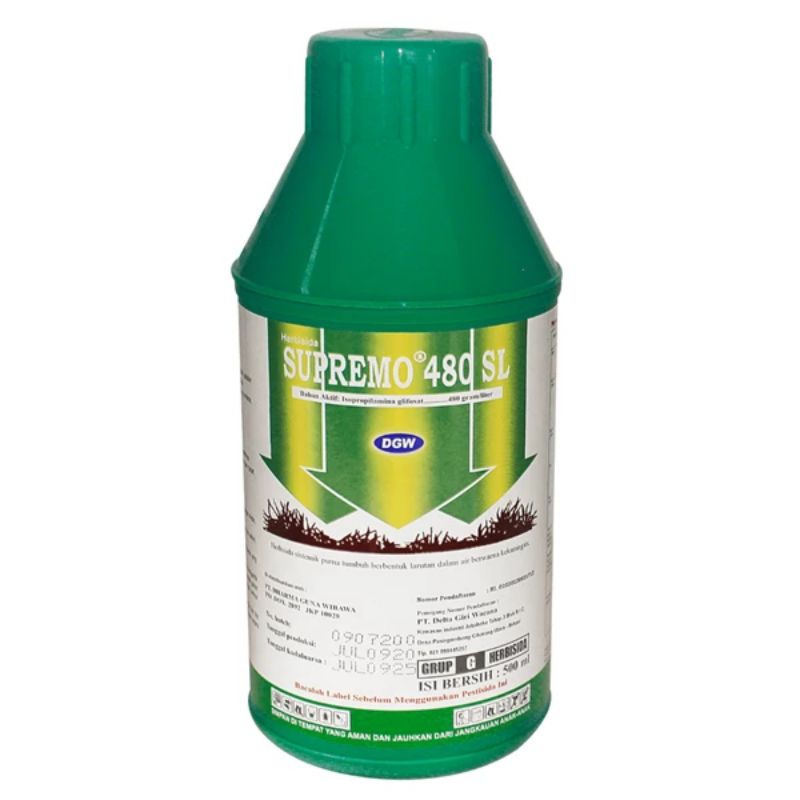 Supremo 480 SLherbisida sistematik purna tumbuh/Racun rumput