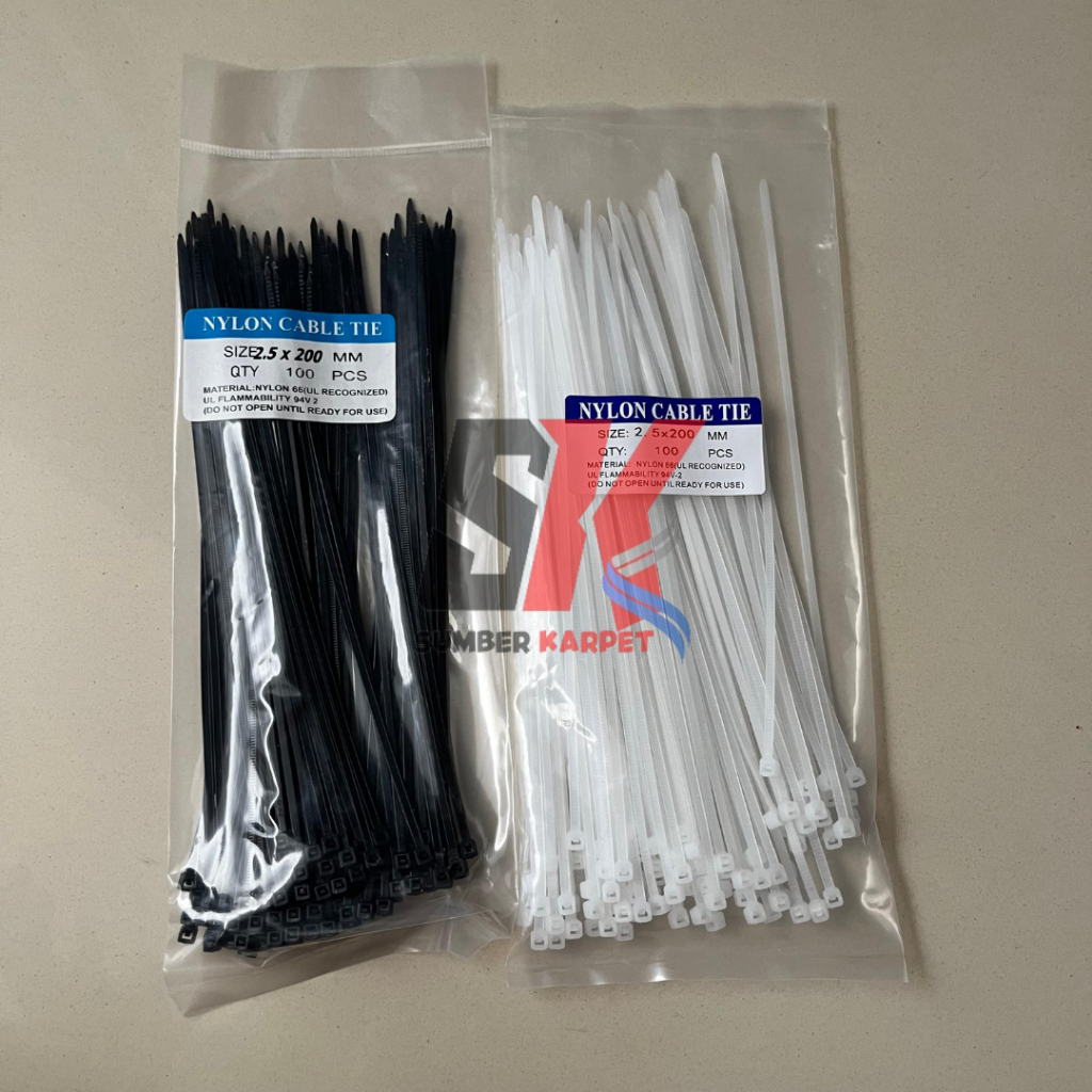 

SK Kabel Ties 2.5 x 200 (20cm) isi 100 pcs