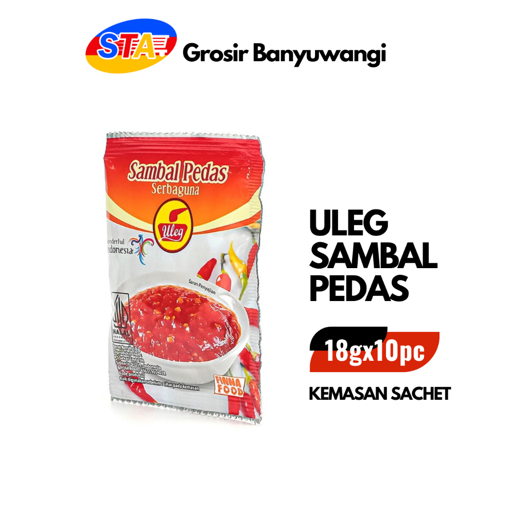 

[JATIM] ULEG SAMBAL PEDAS SERBAGUNA SACHET 10 PCS