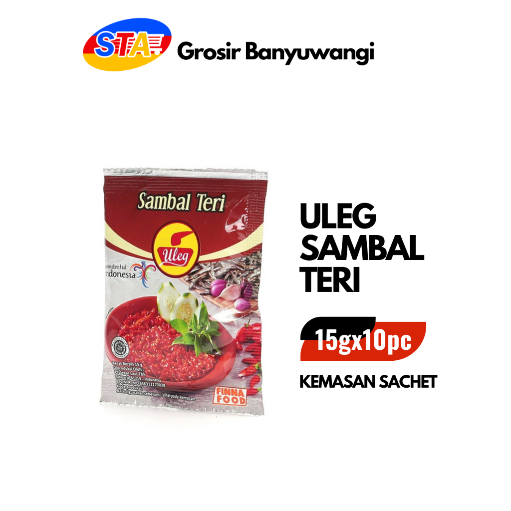 

[JATIM] ULEG SAMBAL TERI SACHET 10 PCS