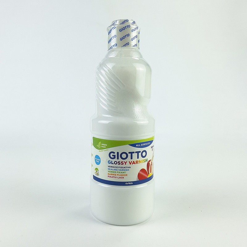 

Giotto Pernis Glossy Varnish 500ml - Melindungi Karya Seni & Efek Kilap, Cocok Untuk Semua Permukaan
