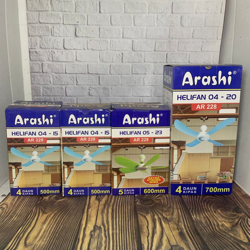 KIPAS GANTUNG ARASHI / KIPAS BALING BALING ARASHI / HELIFAN ARASHI