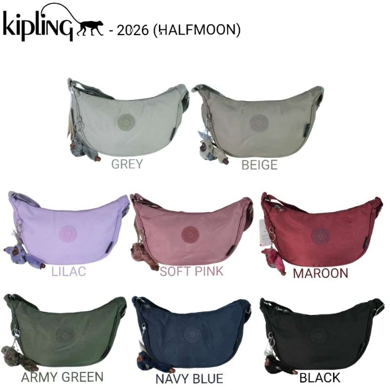 Tas Kipling Tas Selempang wanita halfmoon