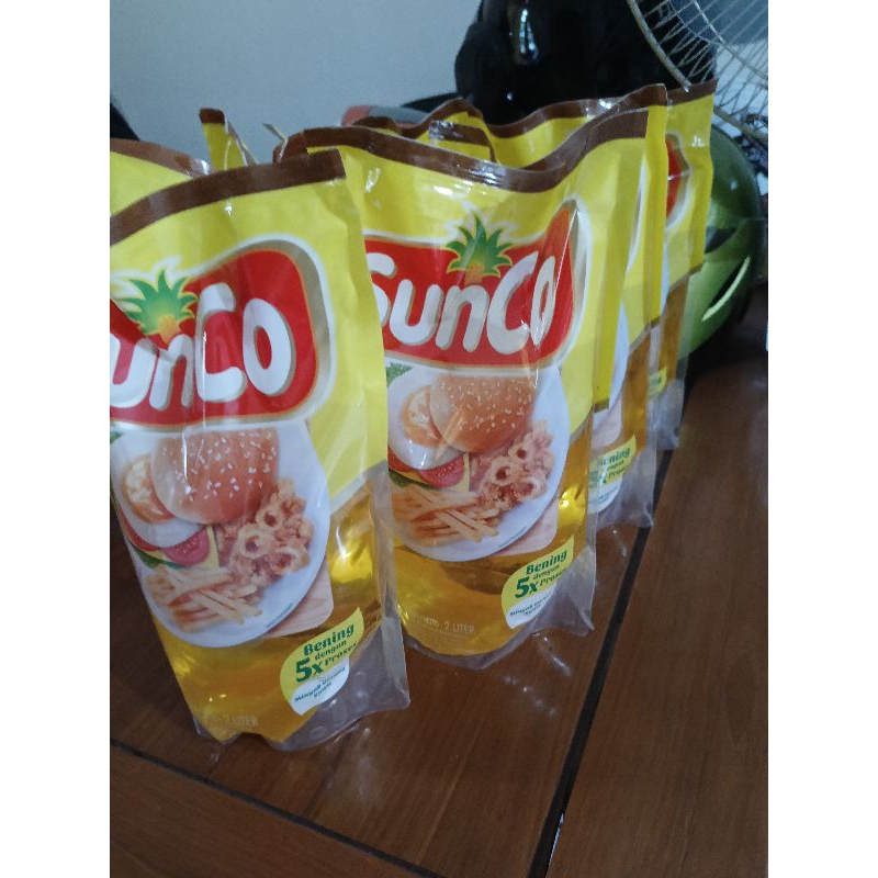 

minyak goreng SUNCO 2 LITER ready stock 50 karton