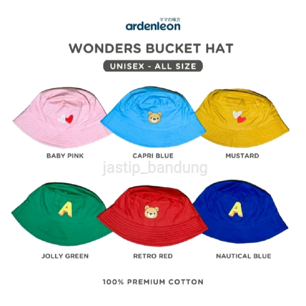 Ardenleon Wonders Bucket Hat / Ardenleon Bucket Hat / Ardenleon Topi Anak Bucket Hat / Bucket Hat Ar