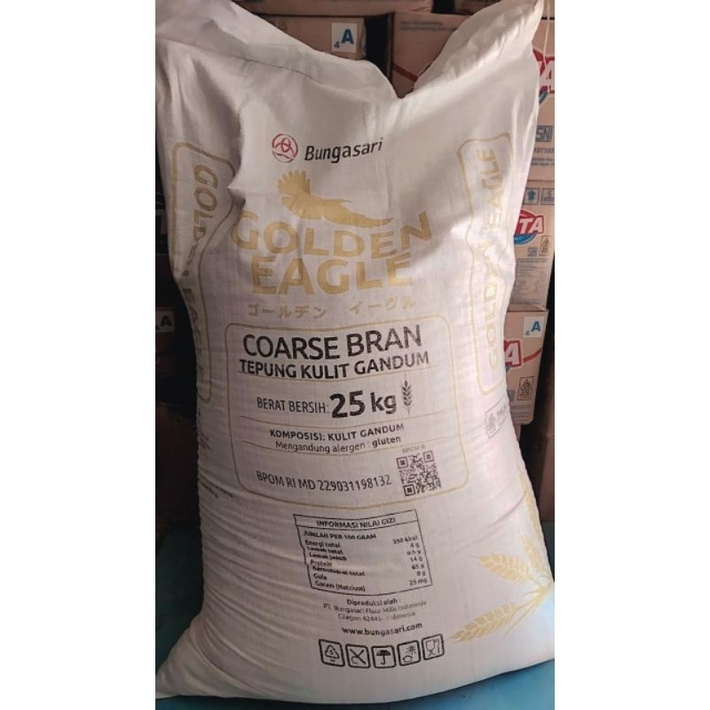 

Golden Eagle Coarse Bran Tepung Kulit Gandum 25kg