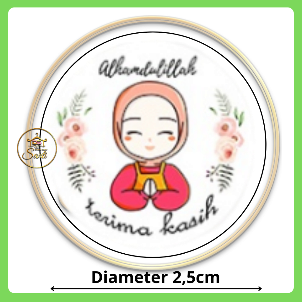 

STICKER SELAMAT MENIKMATI UNTUK 100 PCS LABEL MAKANAN READY STICKER HALAL