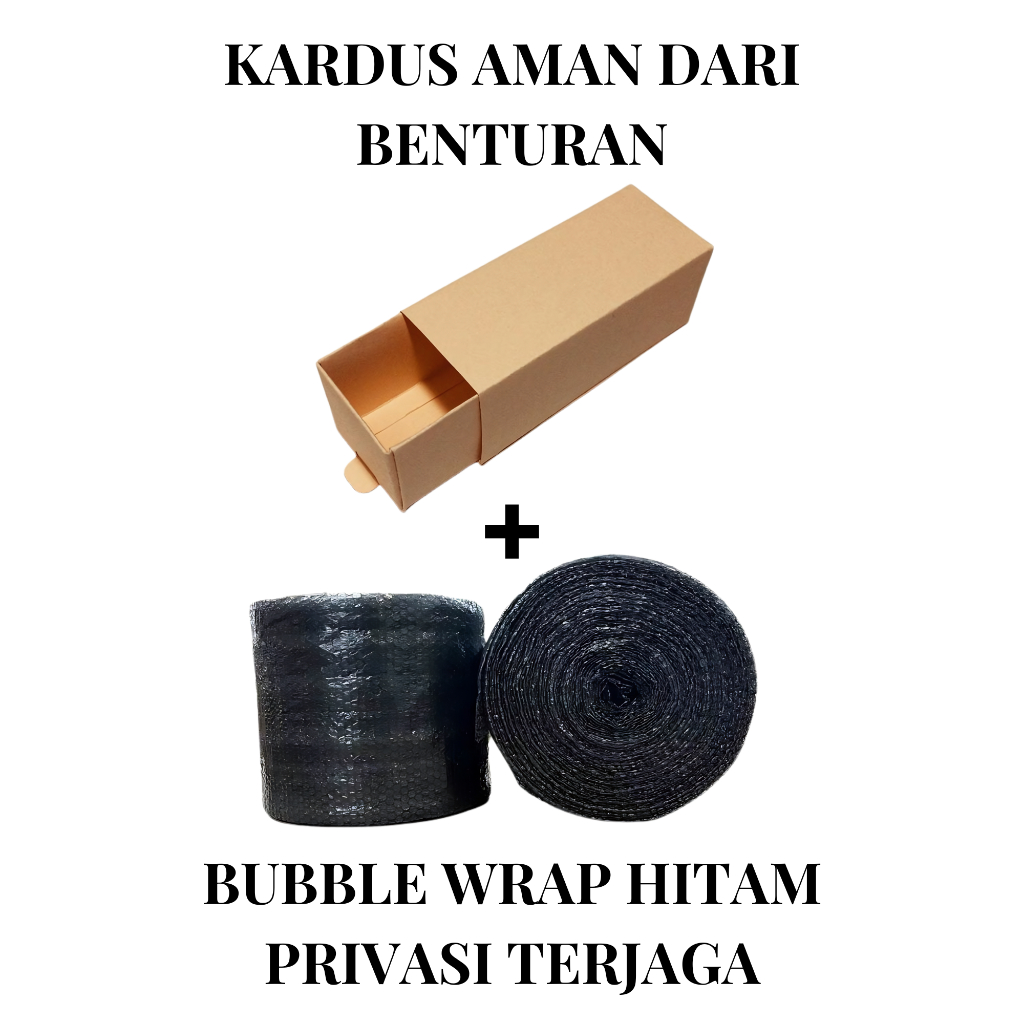 

EXTRA PACKING KARDUS+BUBBLE WRAP HITAM