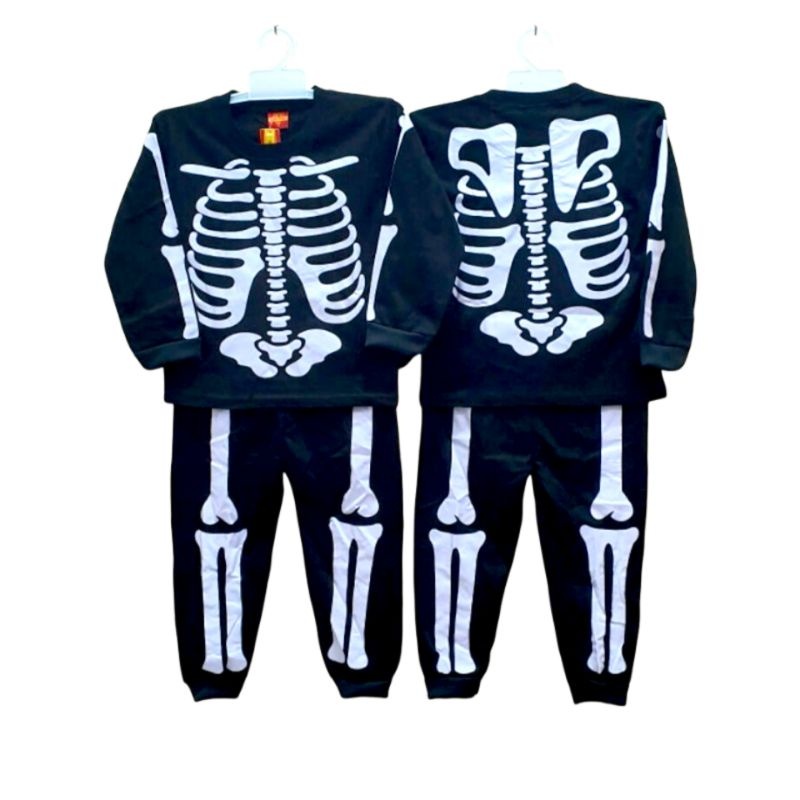 SETELAN BAJU ANAK TULANG LENGAN PANJANG UNTUK ANAK 2-10 TAHUN KOSTUM HALLOWEEN