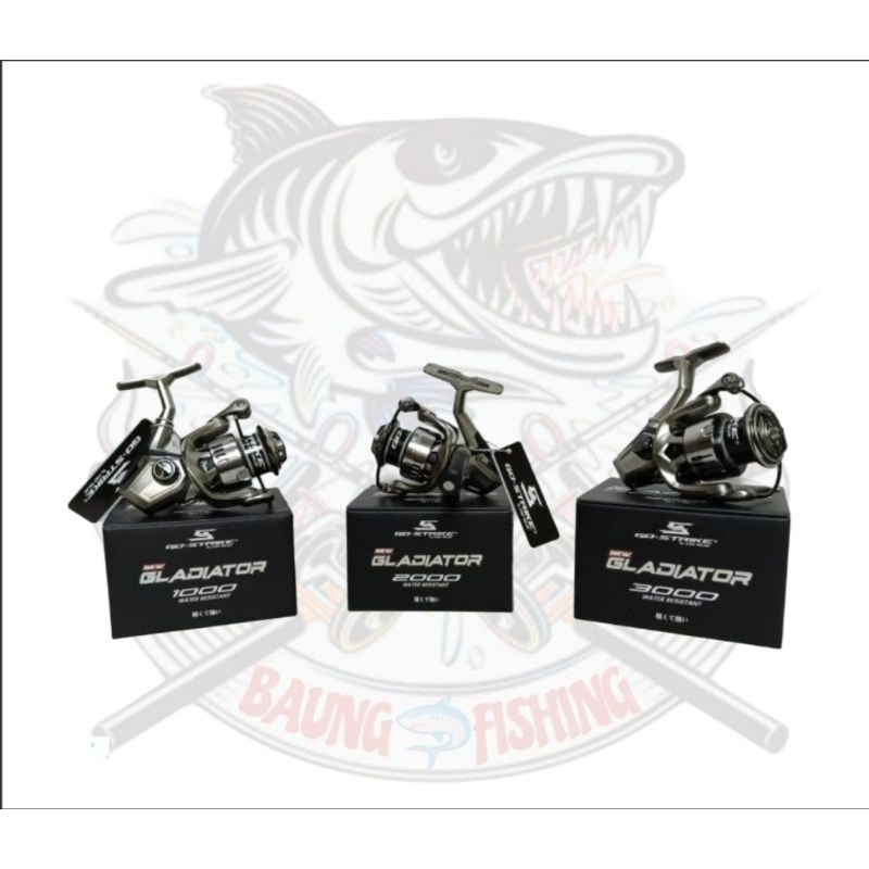 Reel versus go strike gladiator 1000 2000 3000 power handle